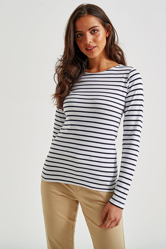 Asquith Fox Womens Marinire Coastal Long Sleeve Tee