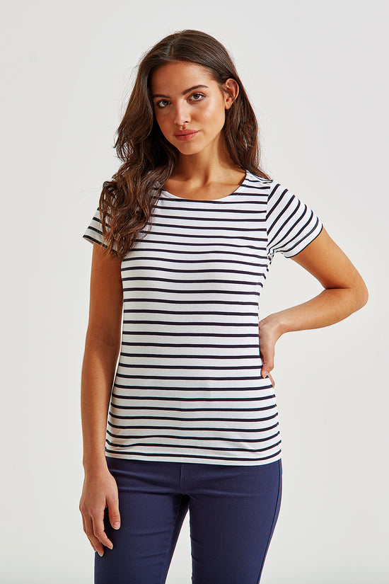 Asquith Fox Womens Marinire Coastal Short Sleeve Tee
