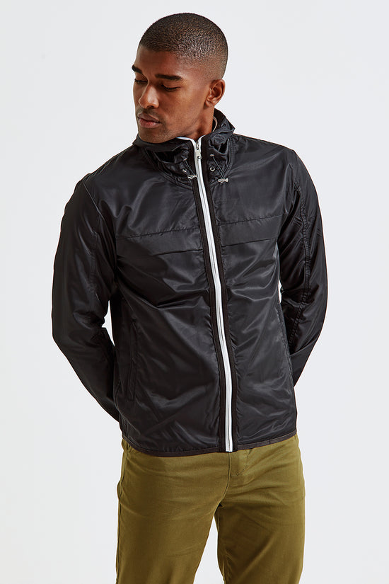 Mens Lightweight Shell Jacket with HighShine Details