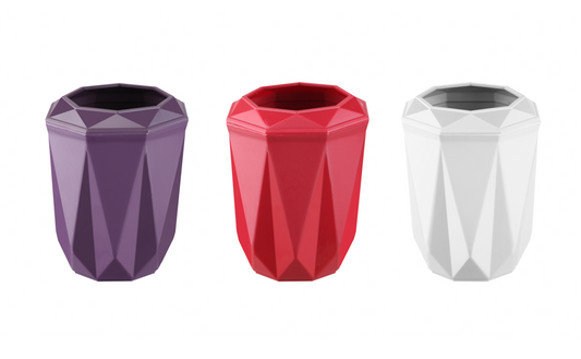Modern Plastic Toothbrush Holder for Organized Bathroom
