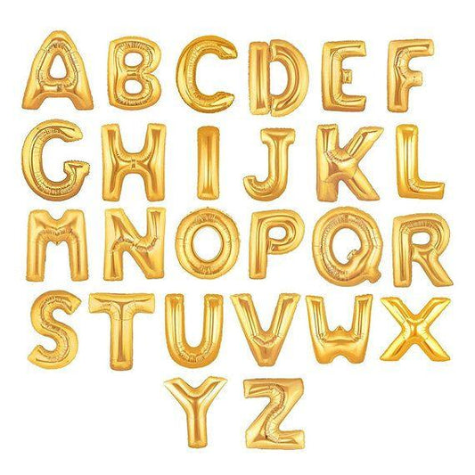 Birthday Foil Alphabet Letters Balloons Assorted Letters AZ