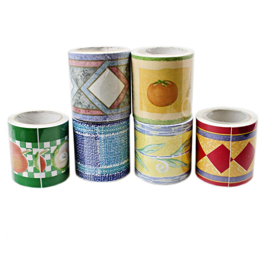 Decorate with Ease Self Adhesive Wallpaper Border Roll Assorted Designs