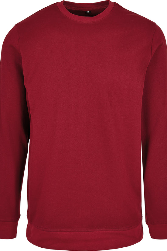 Mens Basic Crew Neck Sweatshirt Classic Comfort