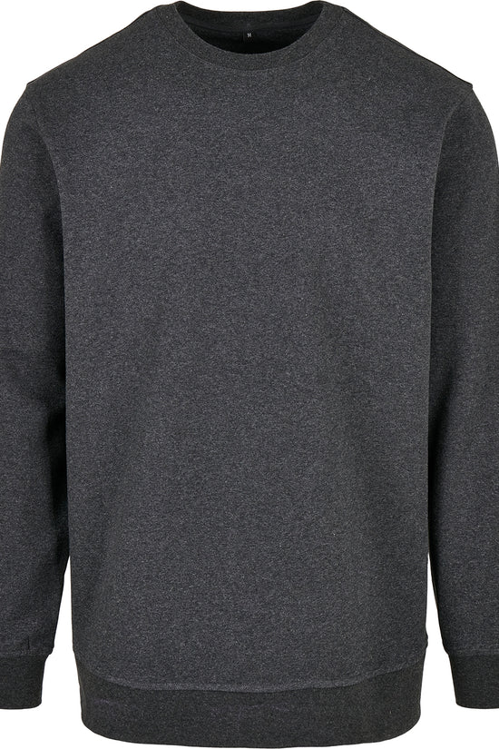 Mens Basic Crew Neck Sweatshirt Classic Comfort
