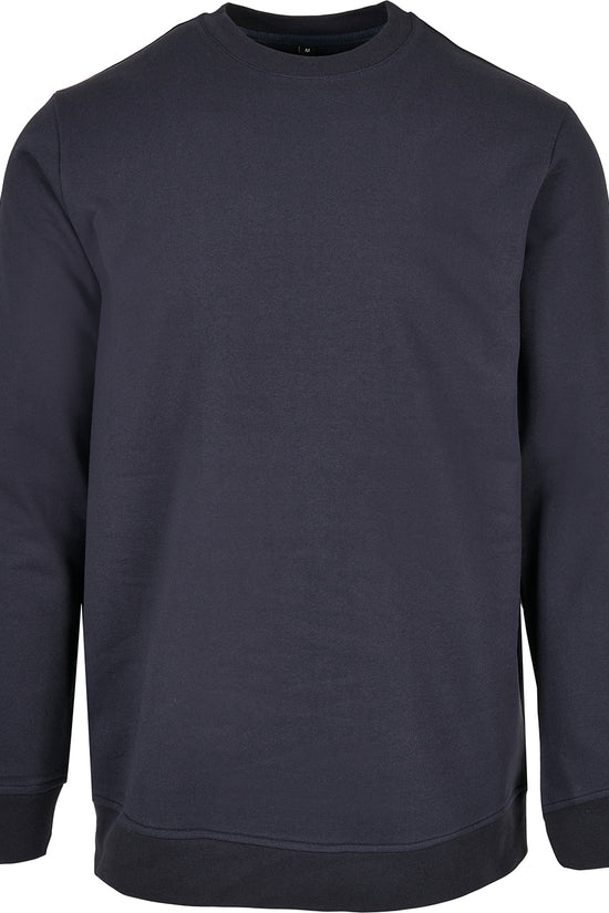 Mens Basic Crew Neck Sweatshirt Classic Comfort