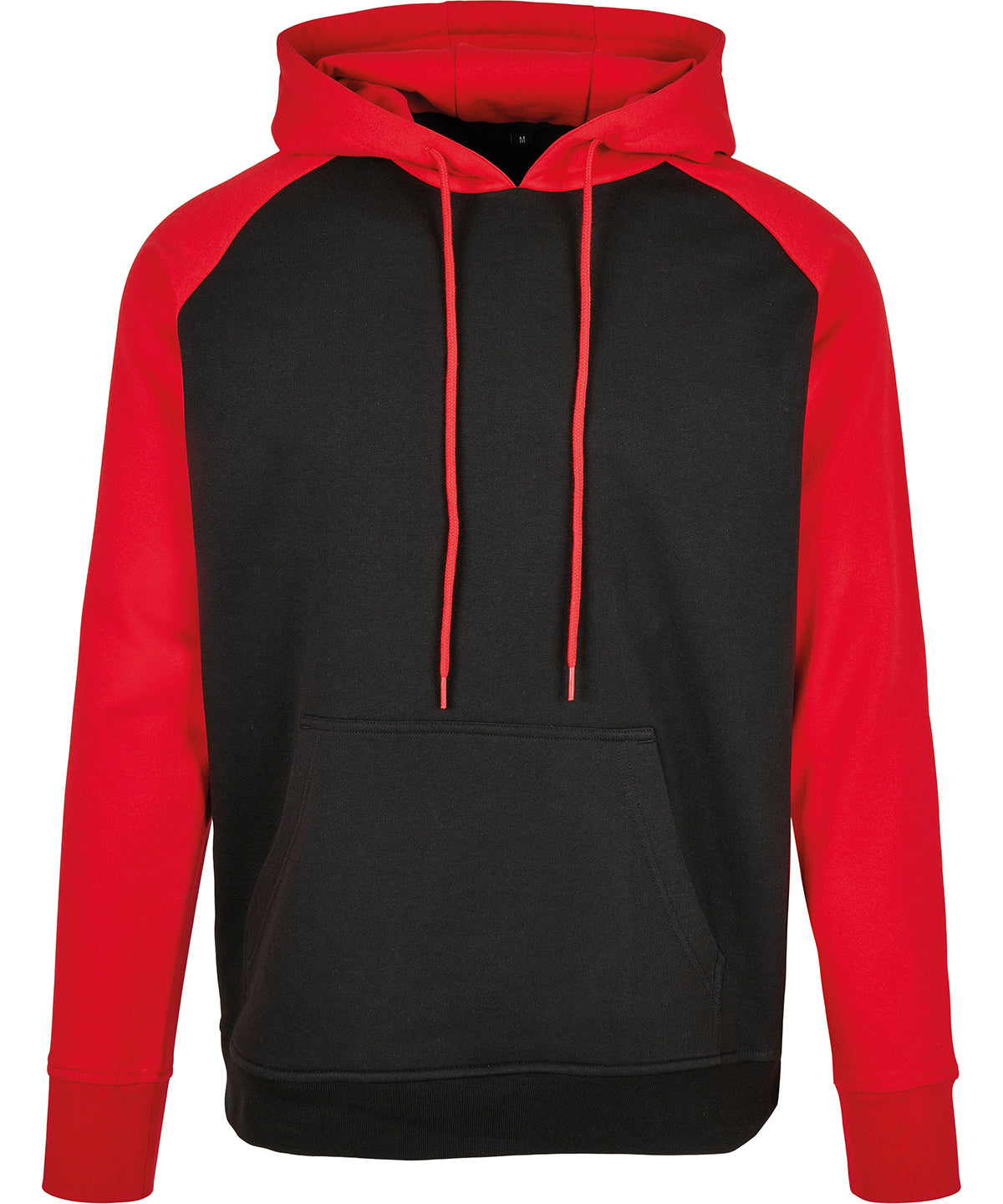 Mens Raglan Hoodie with Contrasting Sleeves