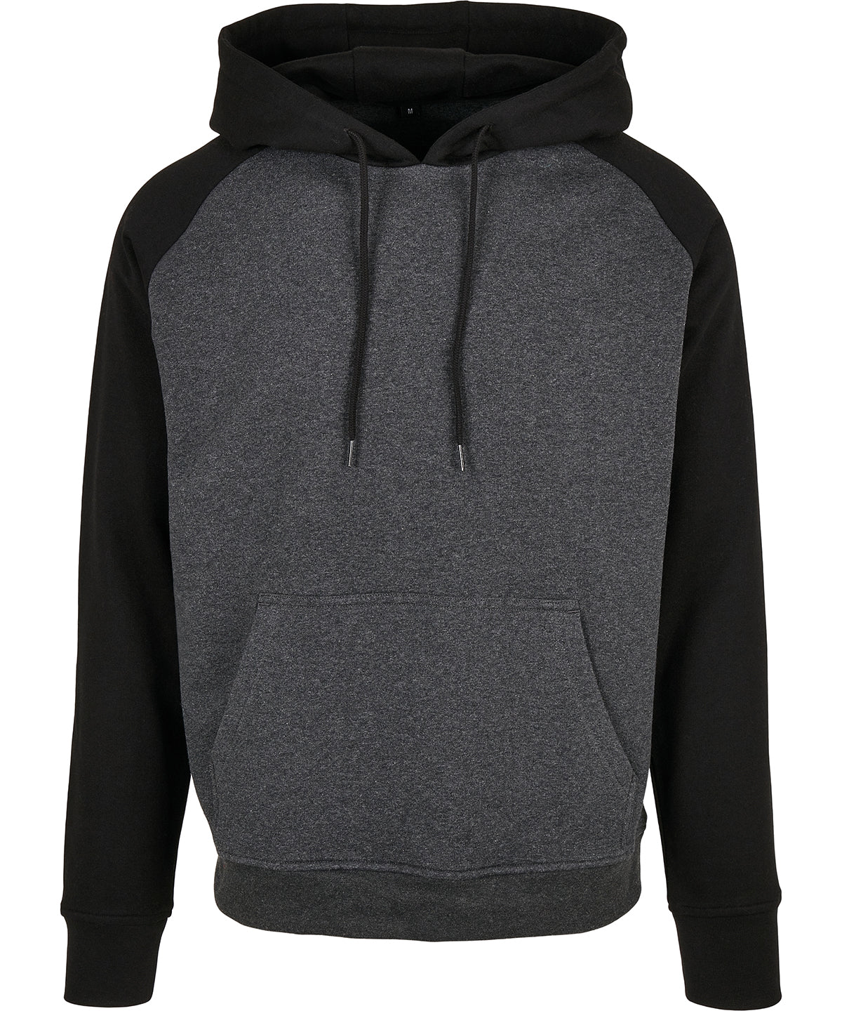 Mens Raglan Hoodie with Contrasting Sleeves
