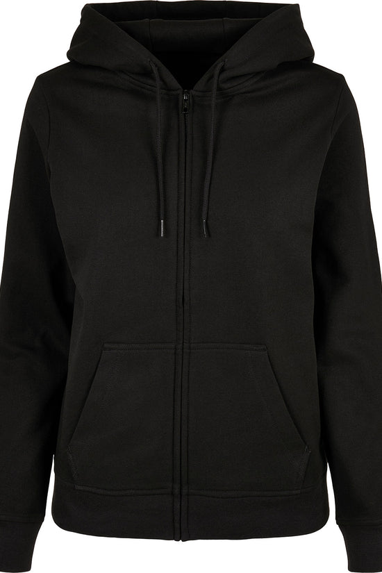 Comfortably Stylish Basic Zip Hoodie for Women