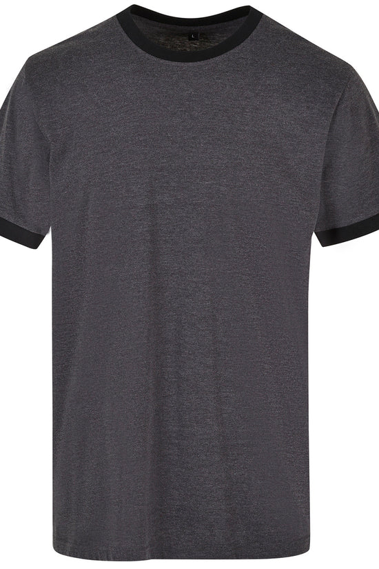 Sporty Mens Ringer Tee TShirts Plus Sizes