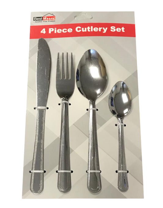 Premium Steel Kitchen Dining Cutlery Set 4Piece Set