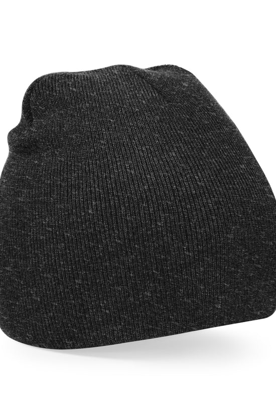 Beechfield Twotone PullOn Beanie Hats Unisex Winter Headwear
