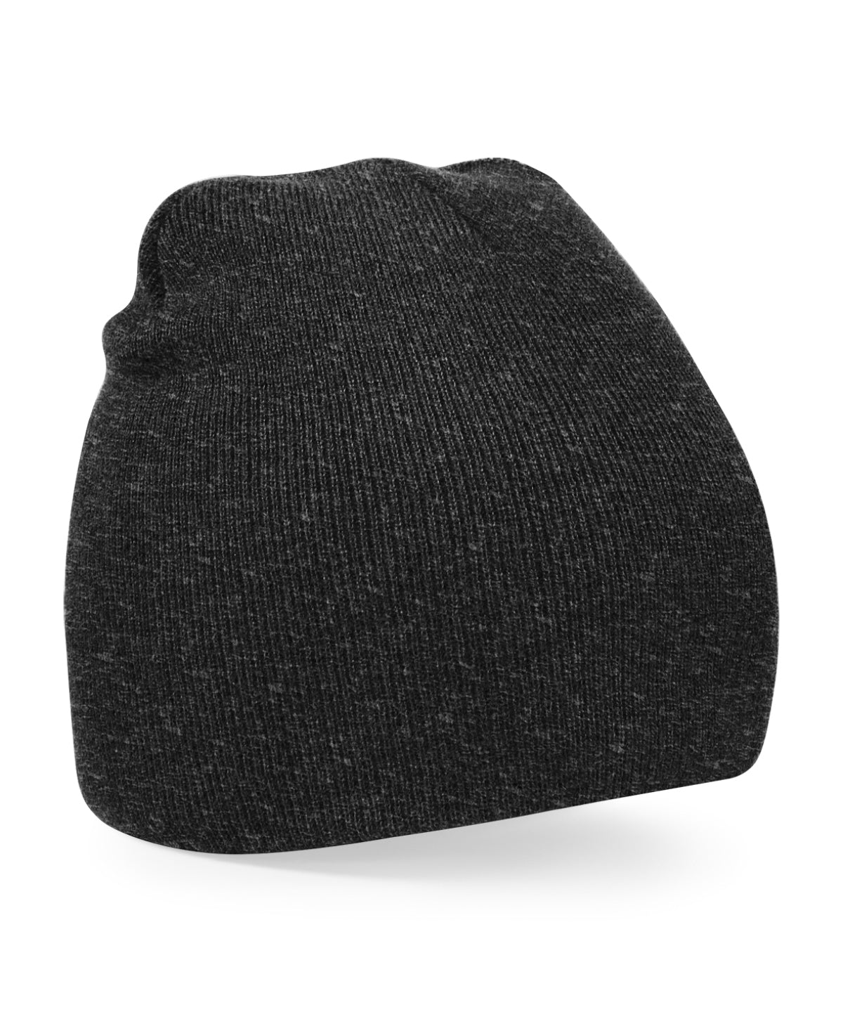 Beechfield Twotone PullOn Beanie Hats Unisex Winter Headwear