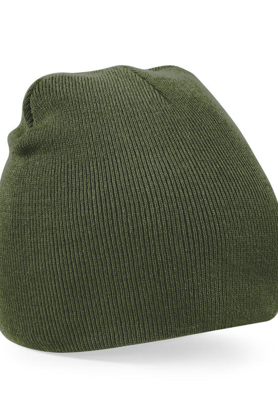 Beechfield Twotone PullOn Beanie Hats Unisex Winter Headwear