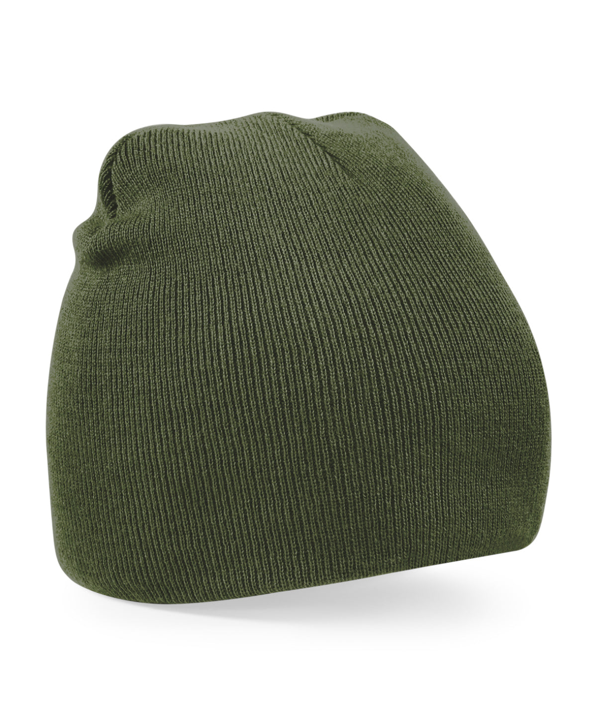 Beechfield Twotone PullOn Beanie Hats Unisex Winter Headwear