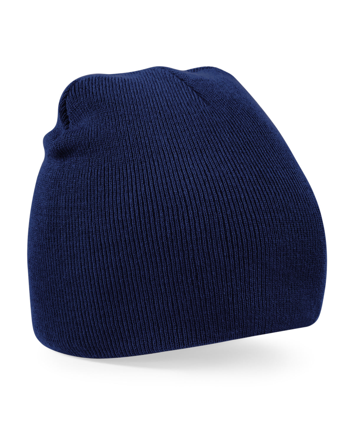 Beechfield Twotone PullOn Beanie Hats Unisex Winter Headwear