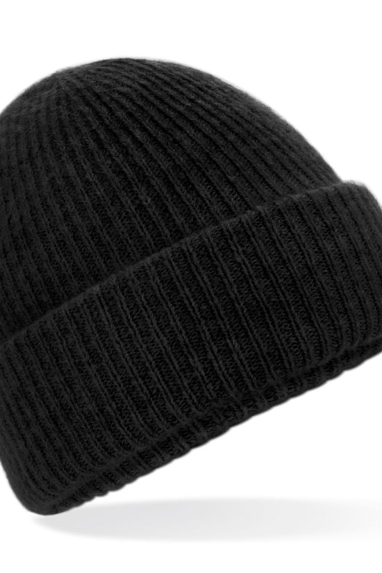 Luxury SoftTouch Organic Ribbed Beanie Hat Unisex Adult Headwear