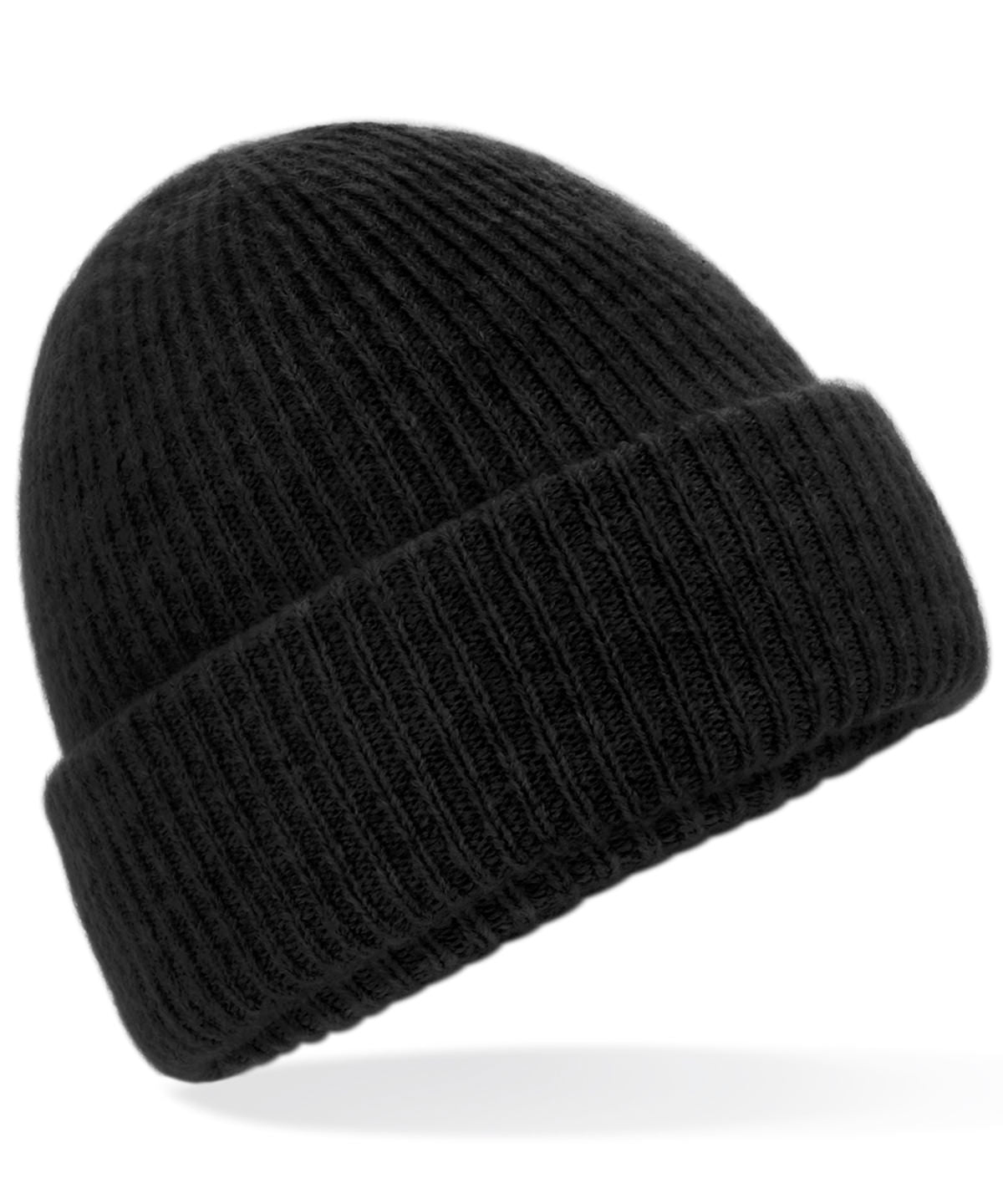 Luxury SoftTouch Organic Ribbed Beanie Hat Unisex Adult Headwear