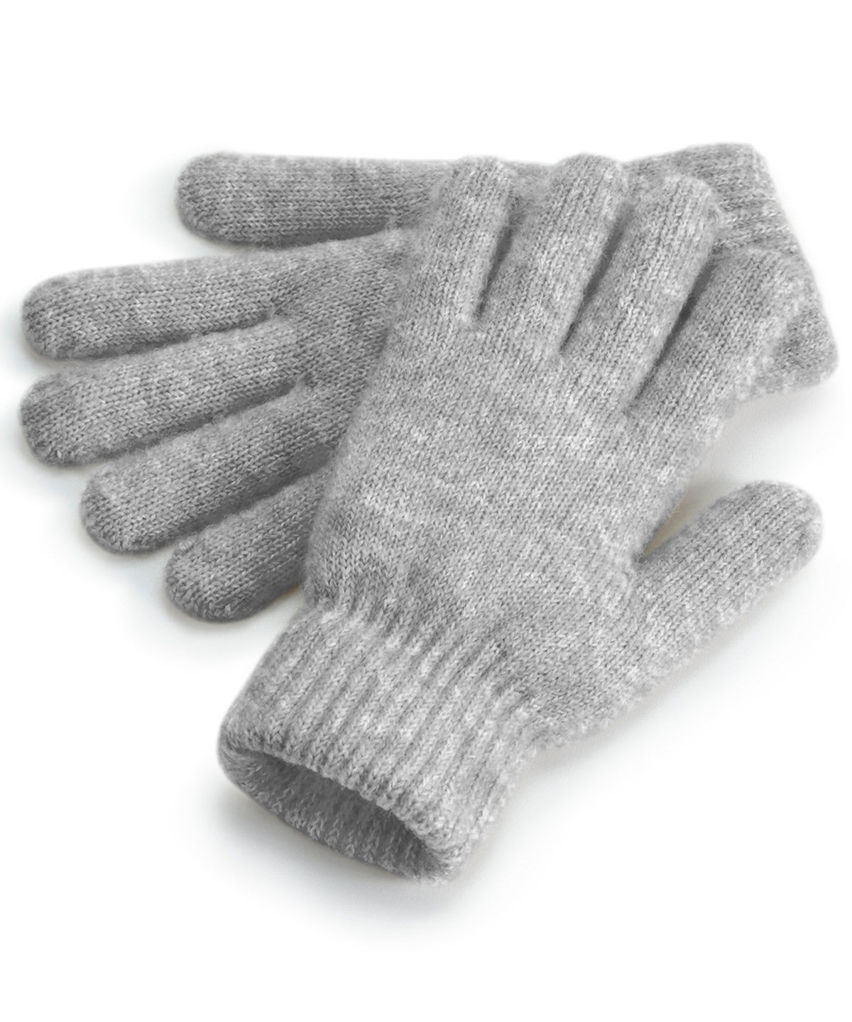 Luxury SoftTouch Ribbed Cuff Gloves for Adults