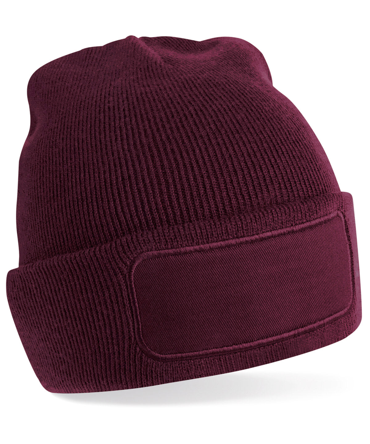 Beechfield Original Patch Beanie Hats Unisex Winter Knitwear Headwear