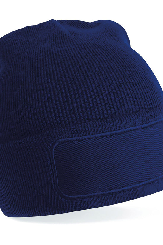 Beechfield Original Patch Beanie Hats Unisex Winter Knitwear Headwear
