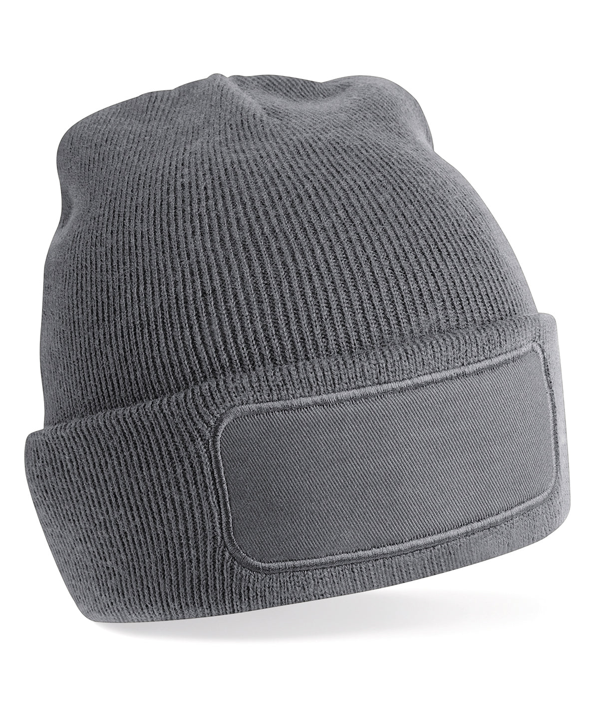 Beechfield Original Patch Beanie Hats Unisex Winter Knitwear Headwear