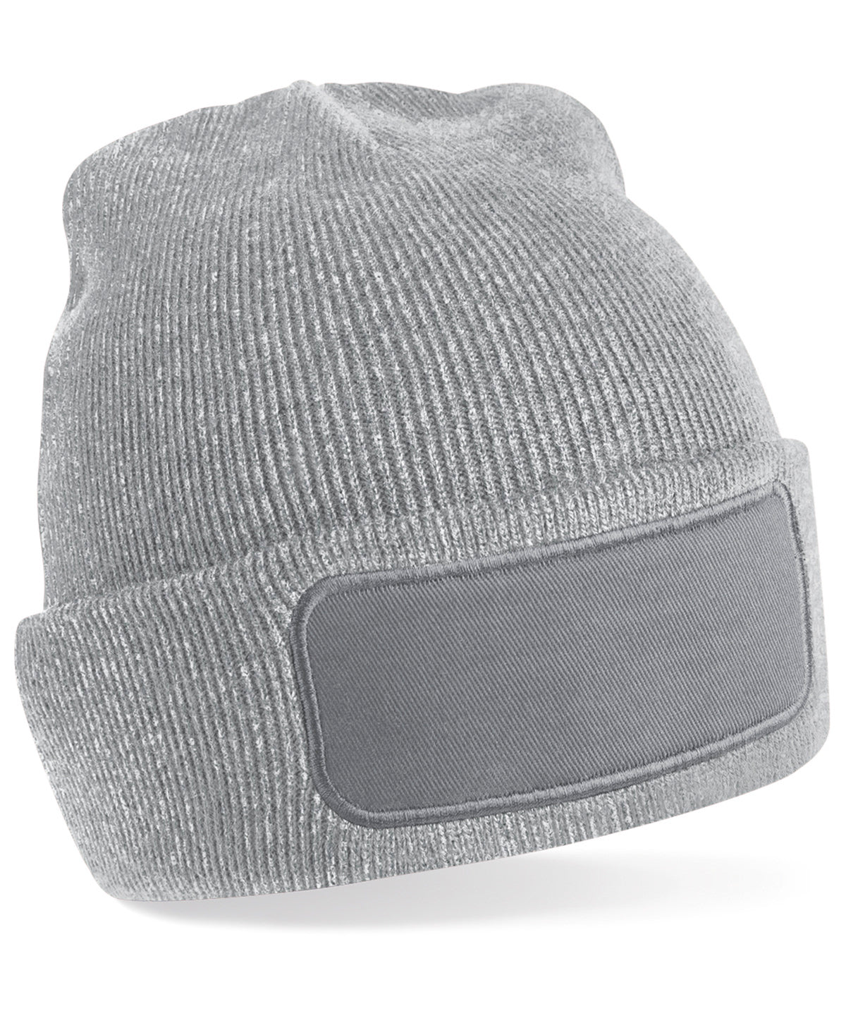 Beechfield Original Patch Beanie Hats Unisex Winter Knitwear Headwear