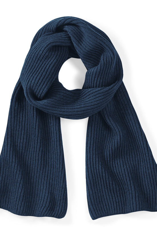 Beechfield Metro Ribbed Knit Scarf Stylish Scarves for Winter