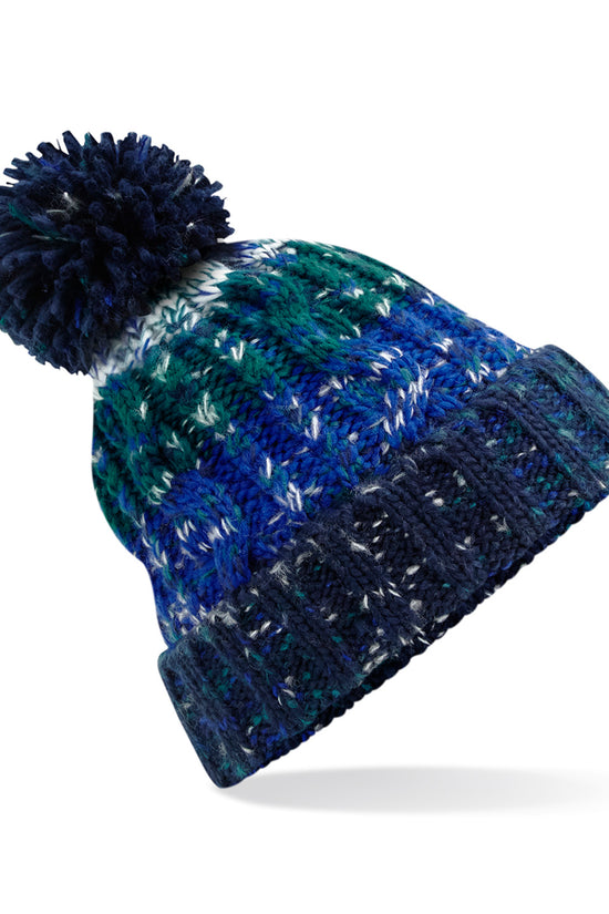 Premium Corkscrew Pom Pom Beanie Hat Unisex Adult Winter Headwear