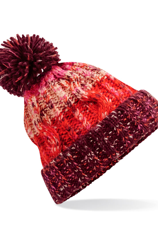 Premium Corkscrew Pom Pom Beanie Hat Unisex Adult Winter Headwear