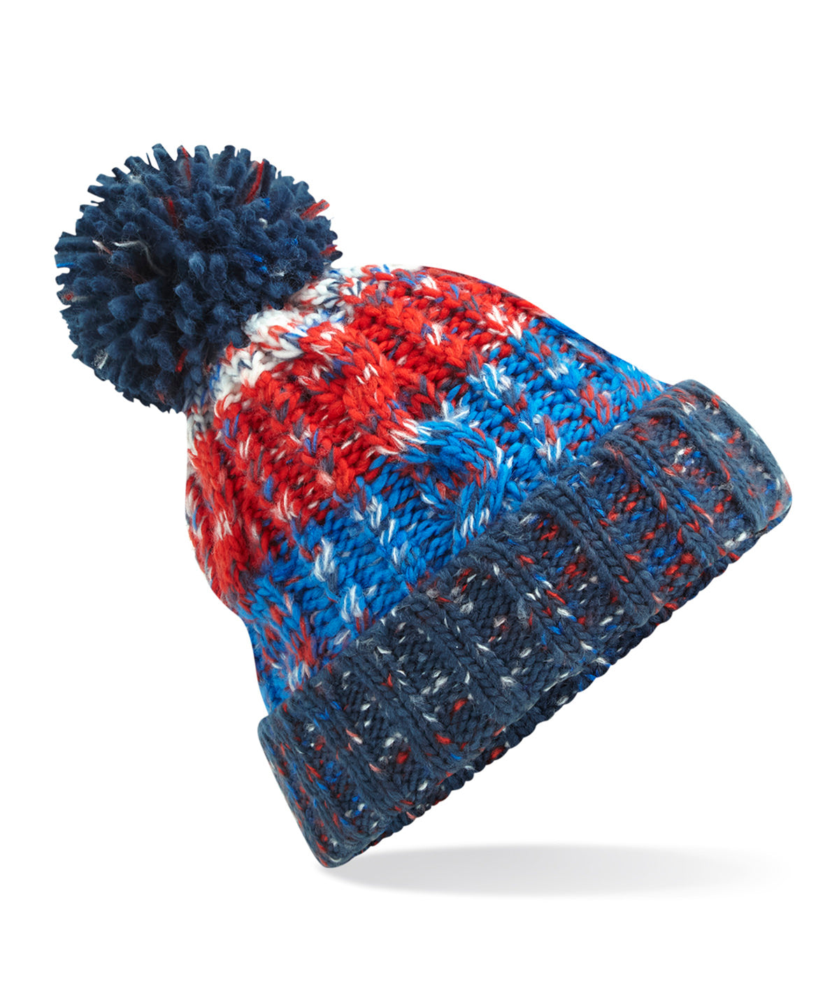 Premium Corkscrew Pom Pom Beanie Hat Unisex Adult Winter Headwear