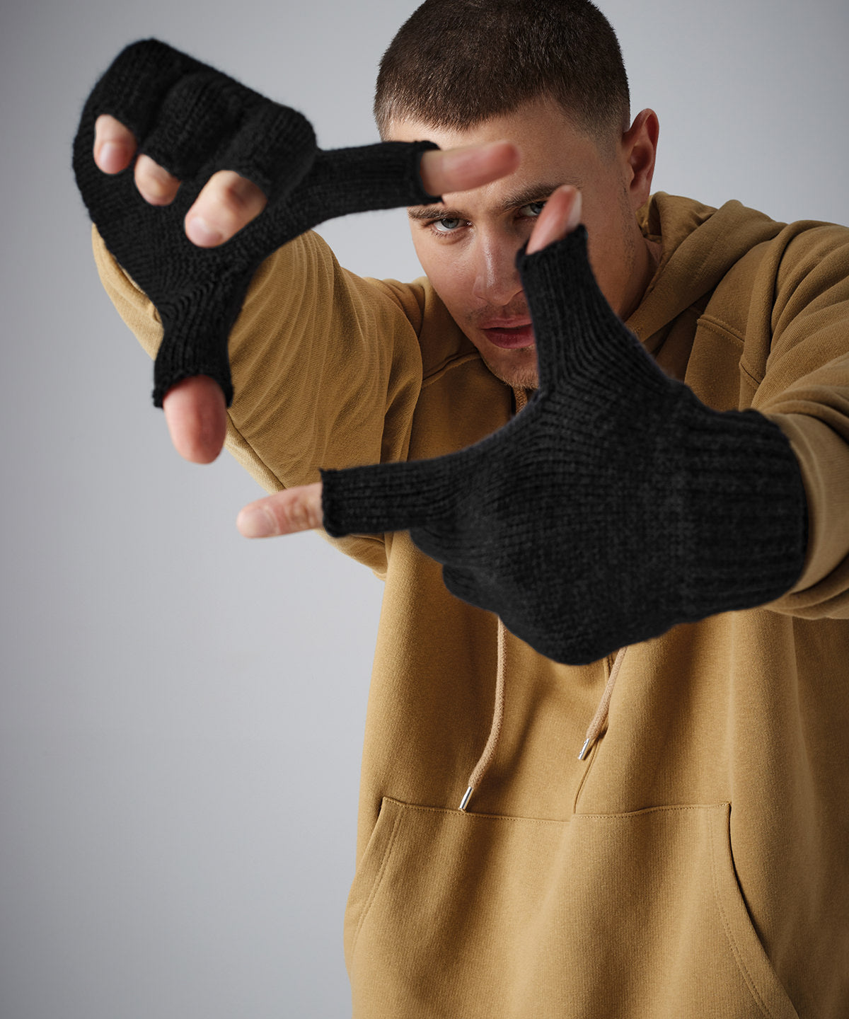 Beechfield Fingerless Gloves Unisex Adult Winter Accessories
