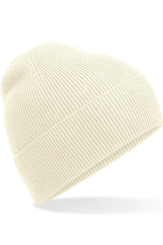 Organic Cotton Fine Knit Beanie Hat for Adults