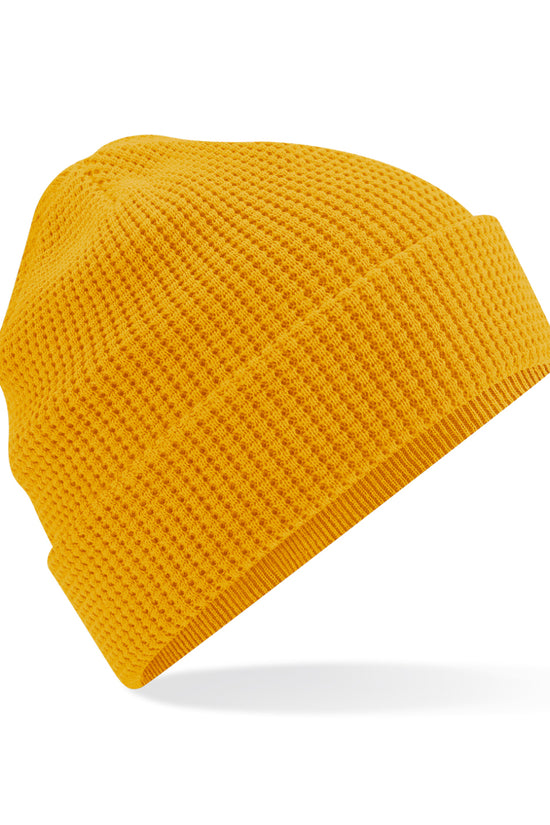 Soft Organic Cotton Waffle Beanie Hat for Adults