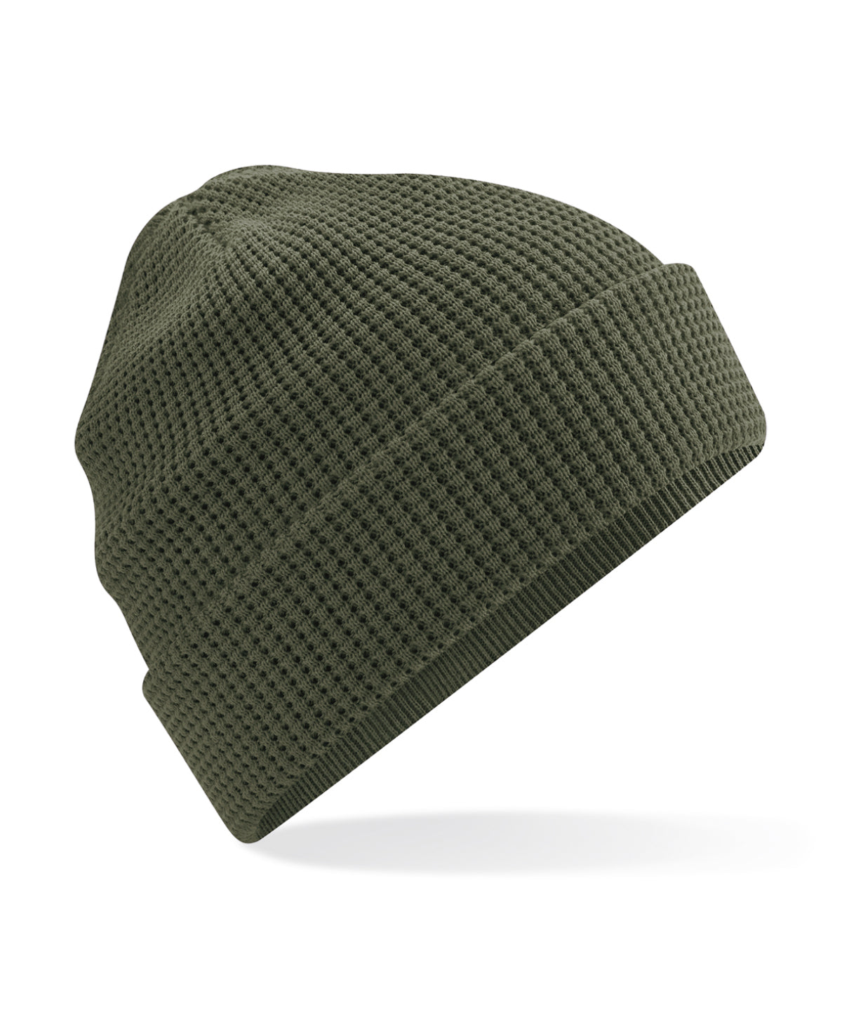Soft Organic Cotton Waffle Beanie Hat for Adults