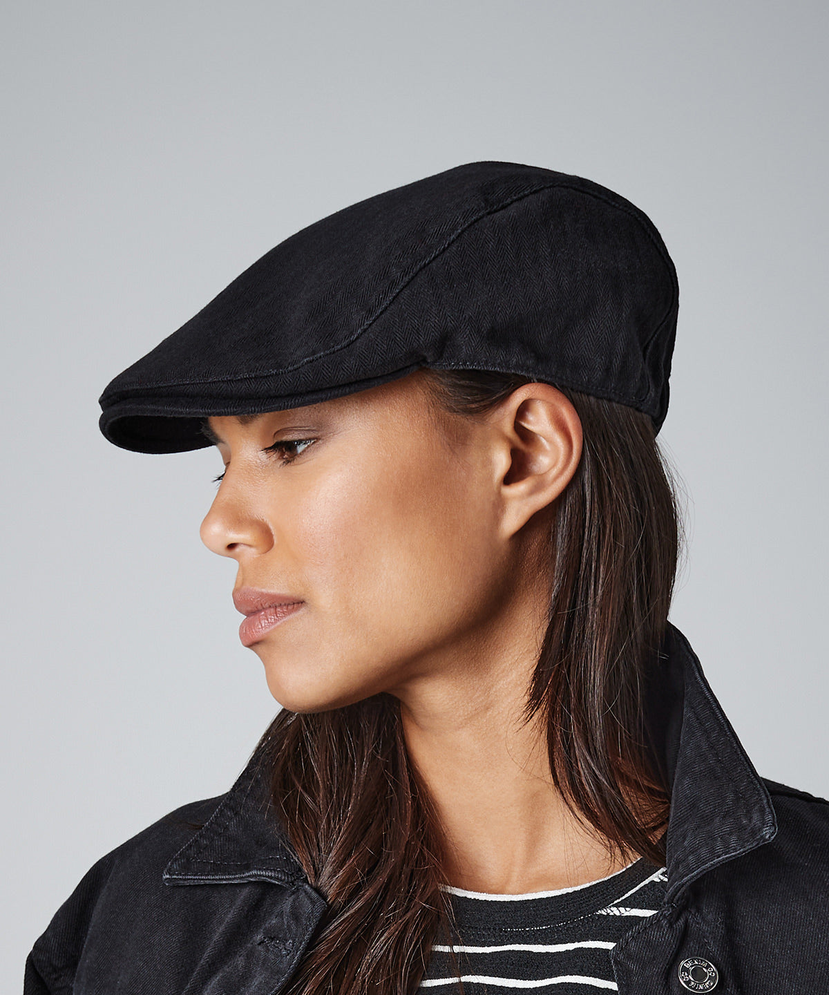 Beechfield Vintage Flat Cap Classic Style Winter Headwear