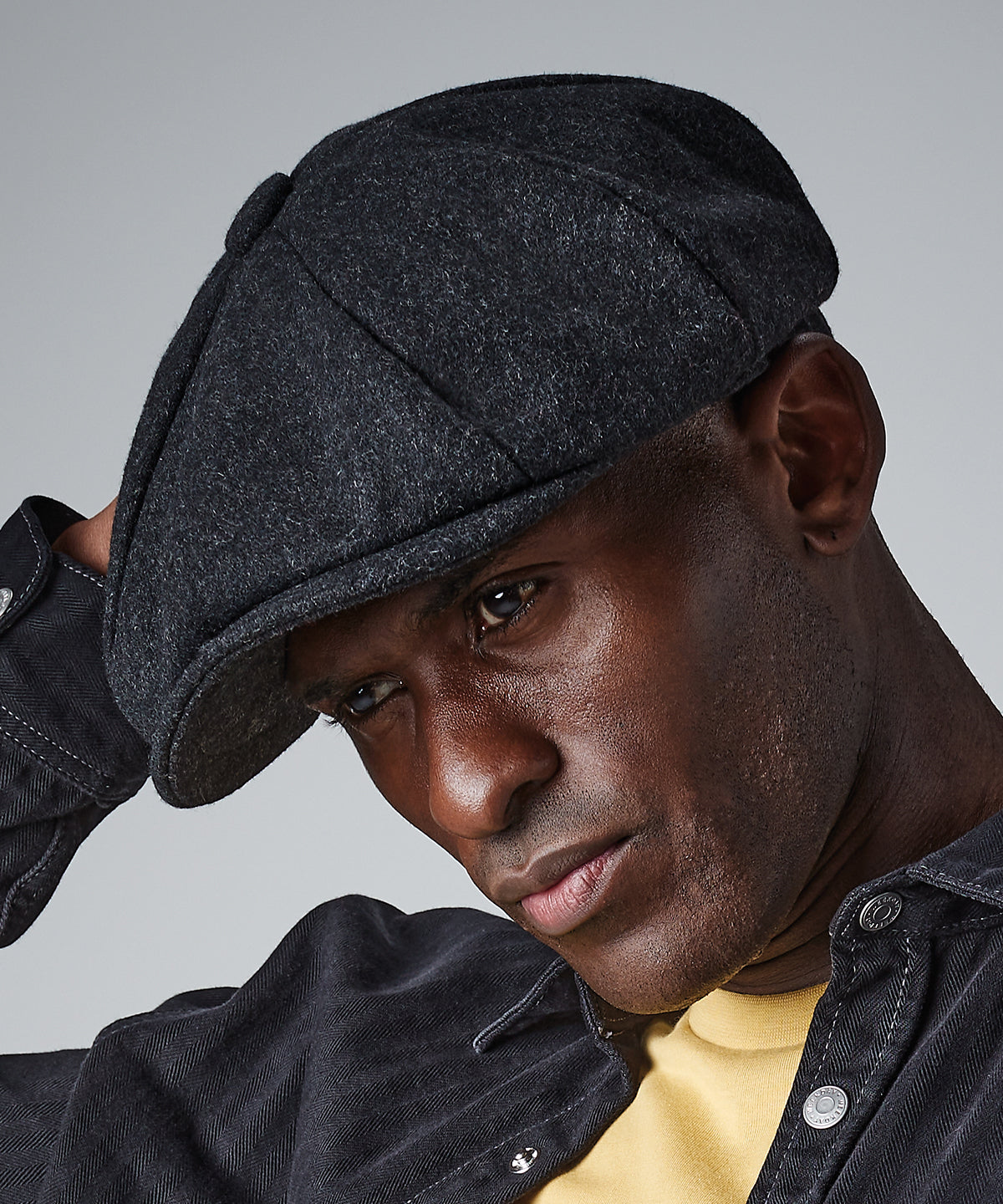 Melton Wool Baker Boy Cap Unisex Adult Headwear