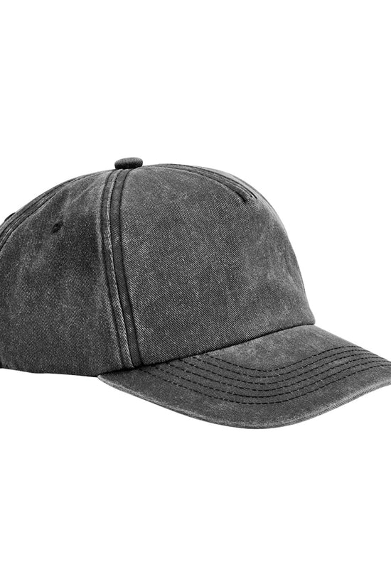 Vintage Brushed Cotton 5Panel Cap for Unisex Adults