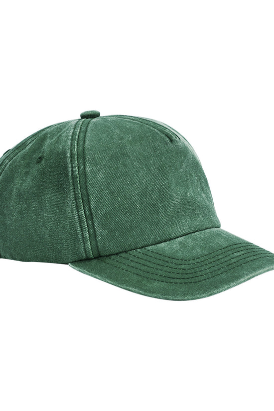 Vintage Brushed Cotton 5Panel Cap for Unisex Adults