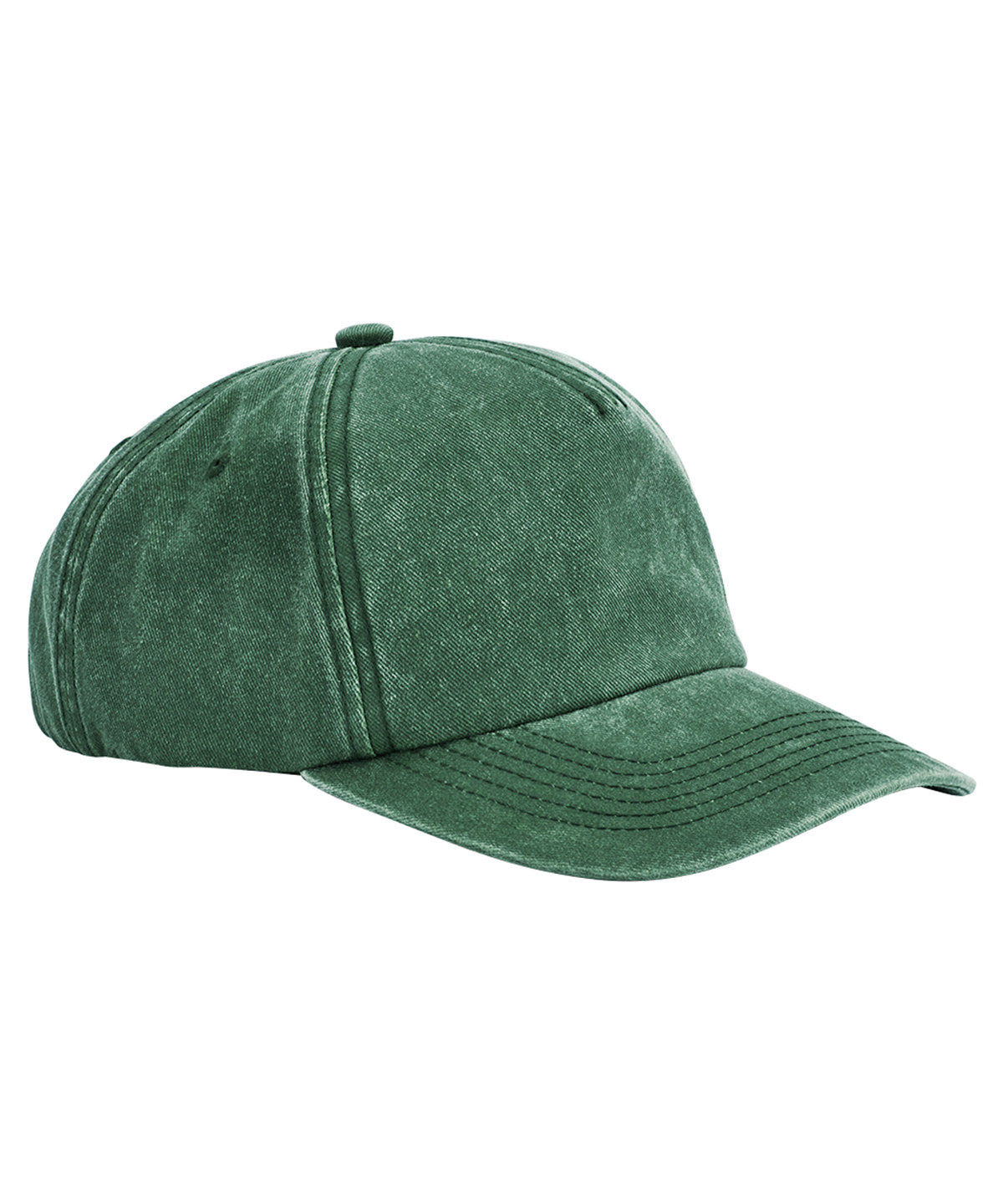Vintage Brushed Cotton 5Panel Cap for Unisex Adults