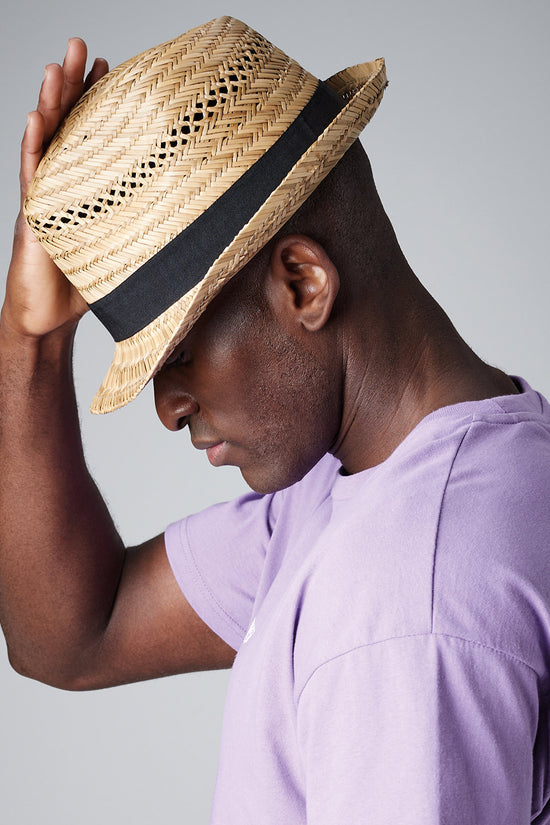 Beechfield Straw Summer Trilby Hats Unisex Adult Headwear