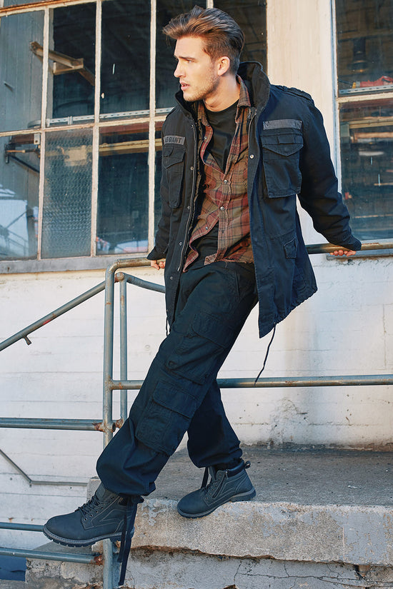 Vintage Cargo Trousers for Men Classic Style with Multi Pockets