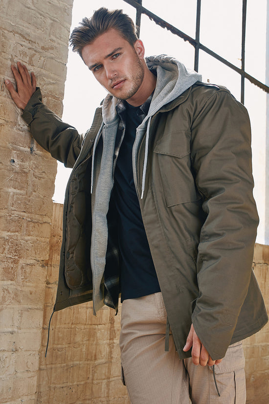 Vintage Style M65 Field Jacket with Removable Lining