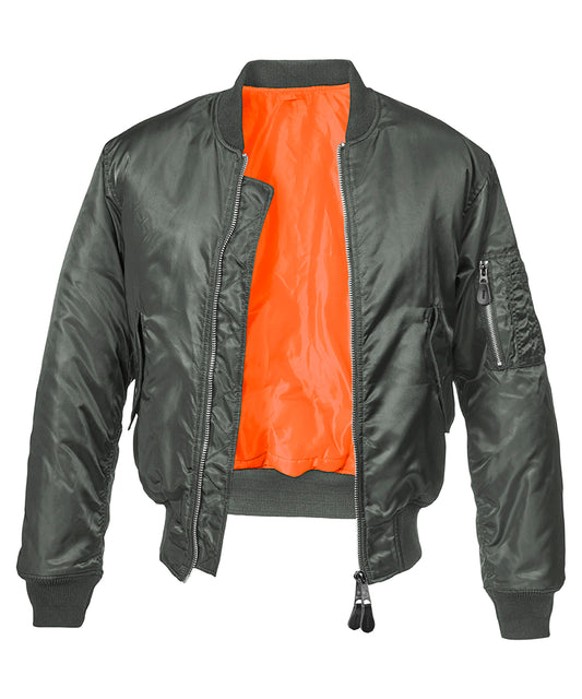 Wind and WaterRepellent MA1 Bomber Jacket for Men