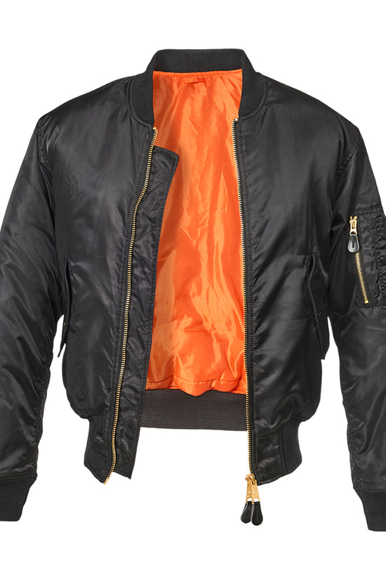 Wind and WaterRepellent MA1 Bomber Jacket for Men