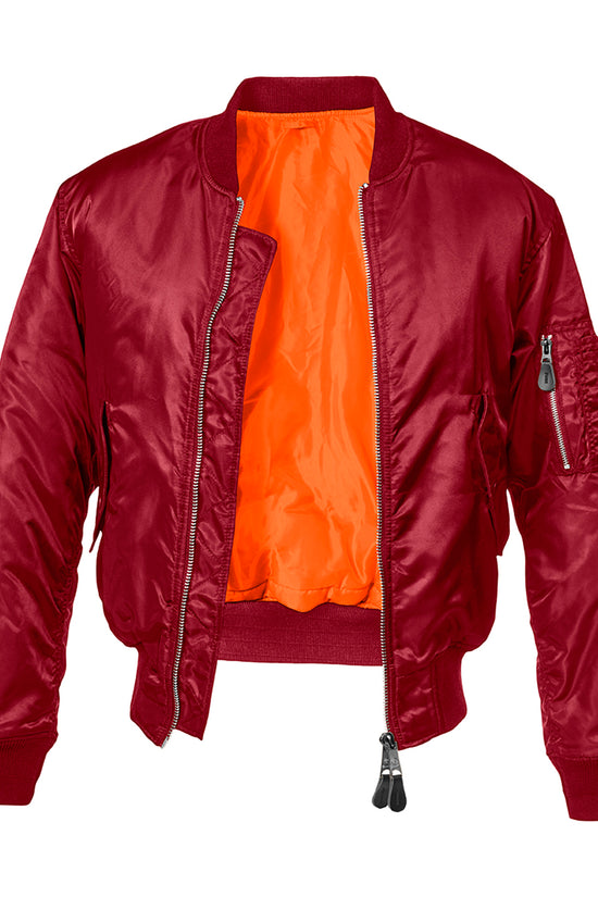 Wind and WaterRepellent MA1 Bomber Jacket for Men