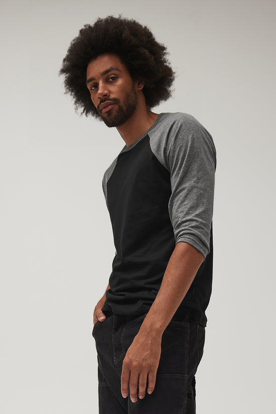 Bella Canvas Unisex Triblend Baseball Tee with Contrast Raglan Sleeves