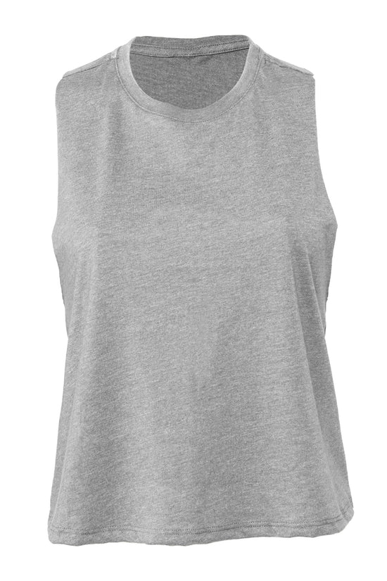 Bella Canvas Womens Racerback Cropped Tank Vest