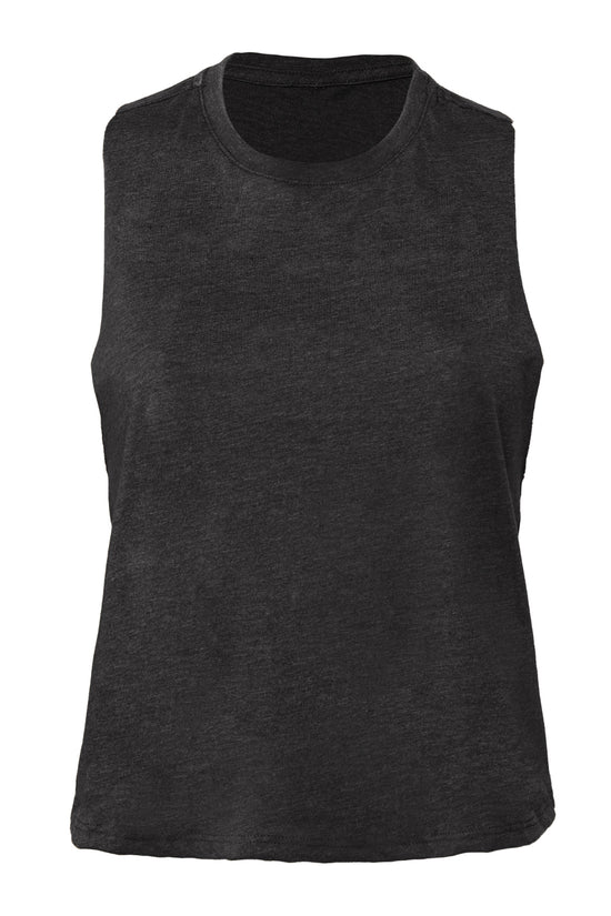 Bella Canvas Womens Racerback Cropped Tank Vest