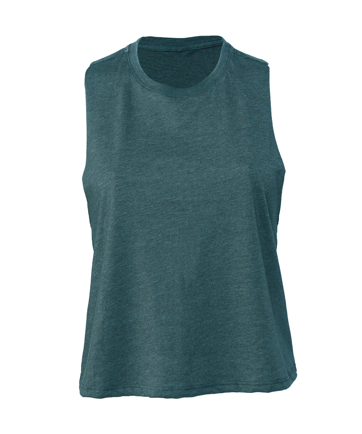 Bella Canvas Womens Racerback Cropped Tank Vest
