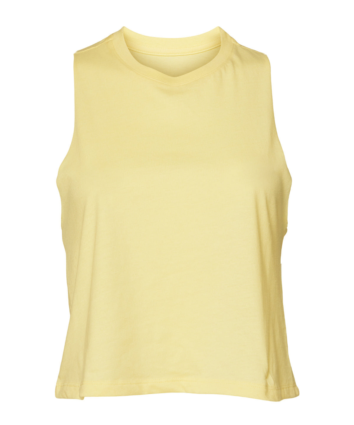 Bella Canvas Womens Racerback Cropped Tank Vest